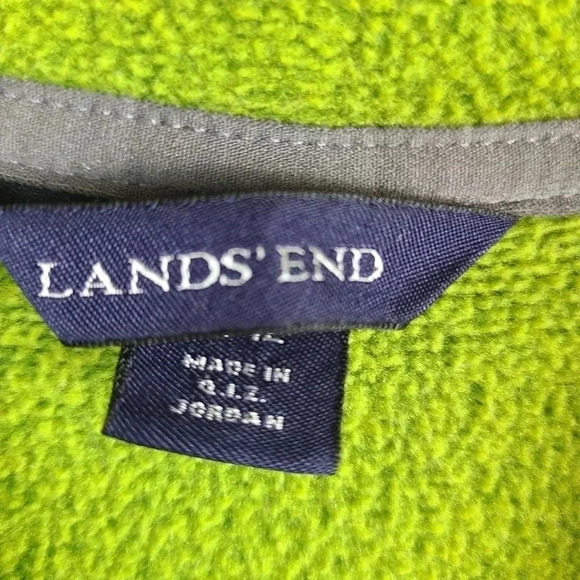 LANDS' End quarter zip pullover sweater - Picture 7 of 9